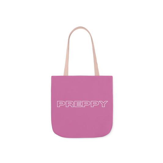 Preppy Tote Bag - Pink