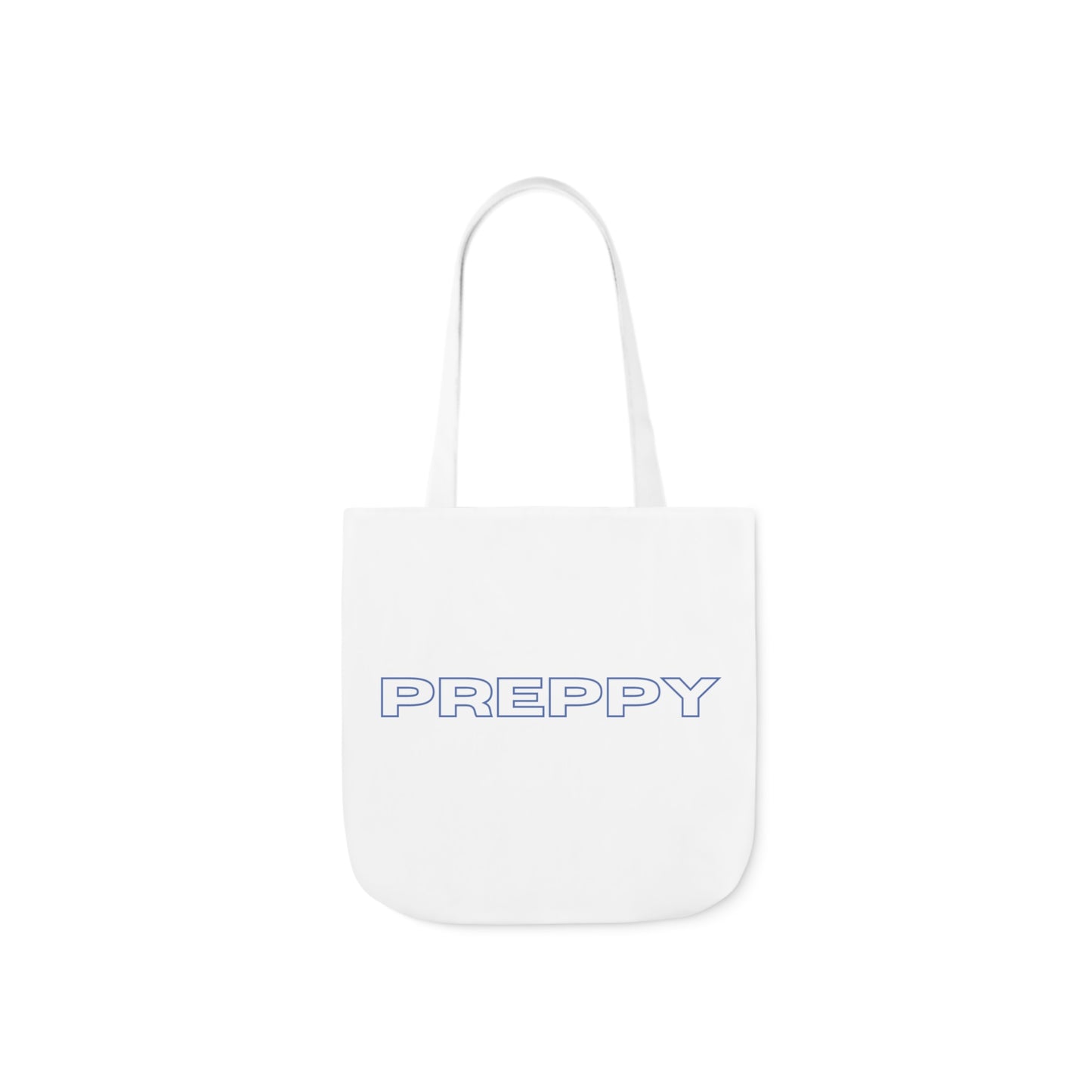 Preppy Tote Bag - White